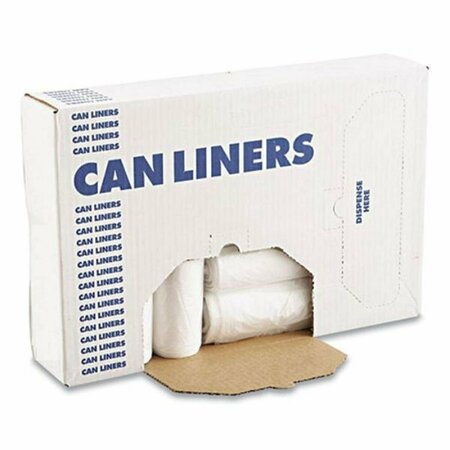PINPOINT 33 x 40 in., 16 mil & 33 gal Low Density Industrial Can Liners, Natural PI3765972